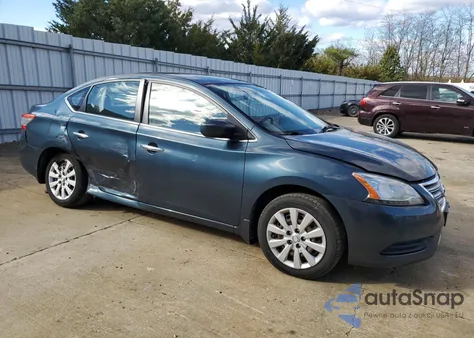 2013 Nissan Sentra S z USA, uszkodzony, nr VIN 3N1AB7AP2DL614465